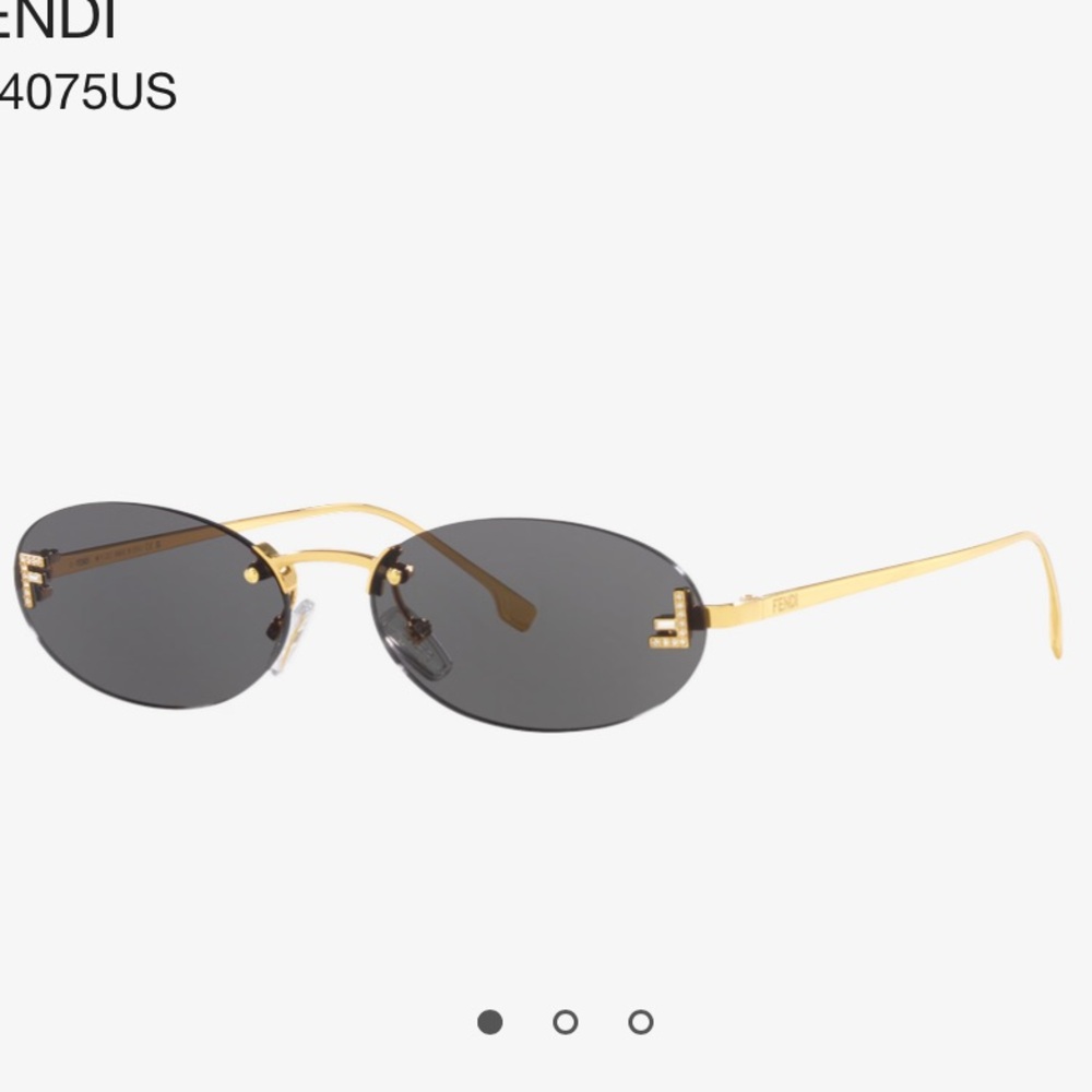 FENDI FE4075US oval sunglasses